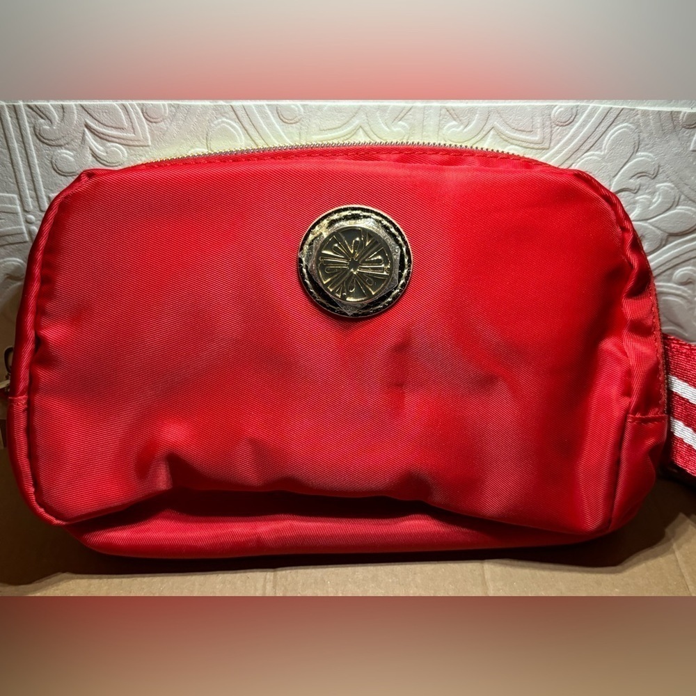 Lilly Pulitzer Jeanie‎ Belt Bag in Mizner Red Fanny Pack Workout Outdoors Travel
